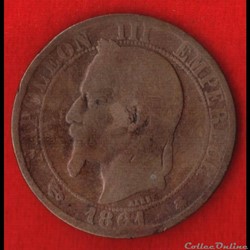 Napoléon III - 5 Centimes - 1861 - Paris