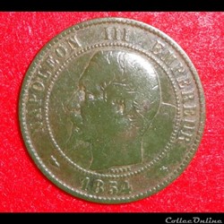 10 Centimes - 1854 - Strasbourg