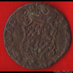 BELGIQUE - 1 Liard de l'évéché de Liège