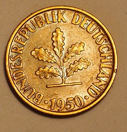 10 Pfennig - 1950 D