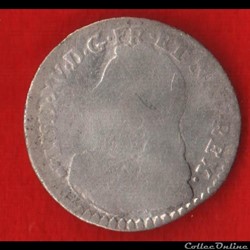 1/20ème d'écu aux rameaux d'olivier - 1728 - Besancon