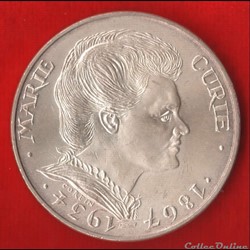 100 Francs - Marie Curie - 1984
