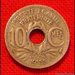 Lindauer - 10 Centimes - 1933