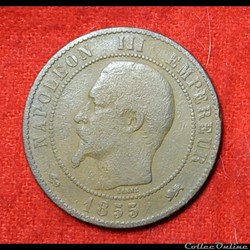 10 Centimes - 1855 - Lyon