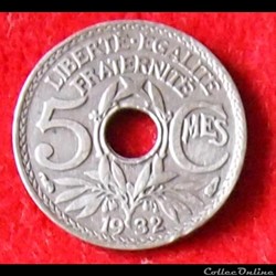 Lindauer - 5 Centimes - 1932