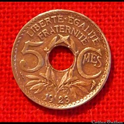 Lindauer - 5 Centimes - 1923 Eclair