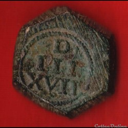 Poids monétaire pour le Demi-Teston de Louis XII