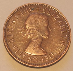 1/2 Penny - 1965