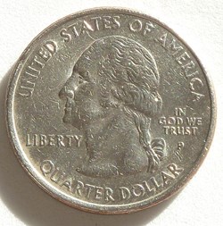 1/4 dollar ( 25 cents ) - 2001 P