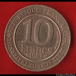 10 Francs - Millénaire capétien - 1987