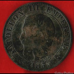 Napoléon III - 5 Centimes - 1855 - Lille