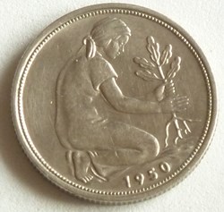 50 Pfennig - 1950 D