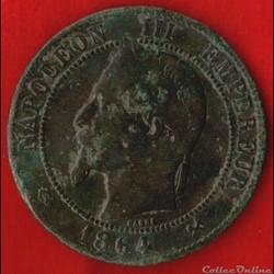 Napoléon III - 10 Centimes - 1864 - Bordeaux
