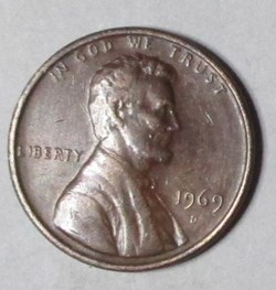 1 Cent - 1969 D