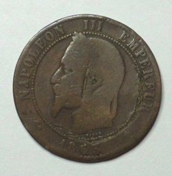 10 Centimes - 1863 - Strasbourg