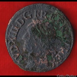 Double Tournois - 1643 - La Rochelle