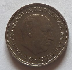 5 Pesetas - 1964