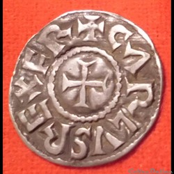 Denier de Charles II le Chauve - Melle