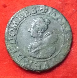 Principauté de Dombes - Trévoux - 1626 - Double tournois