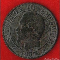 Napoléon III - 5 Centimes - 1857 - Paris
