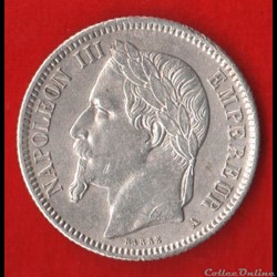 Napoléon III - 1 Francs - 1868 - Paris