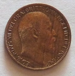 1 Farthing - 1908