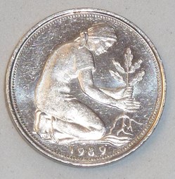 50 Pfennig - 1989 G