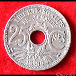 Lindauer - 25 Centimes - 1939
