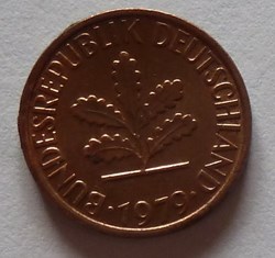 1 Pfennig - 1979 D