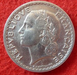 Lavrillier - 5 Francs - 1946 B