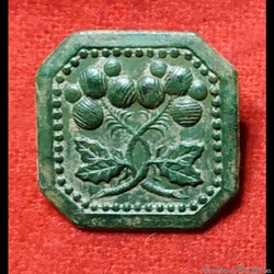 Civil - Bouton - Motif floral