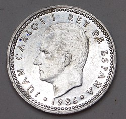 1 Peseta - 1986