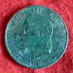 Napoléon III - 5 Centimes - 1865 - Paris