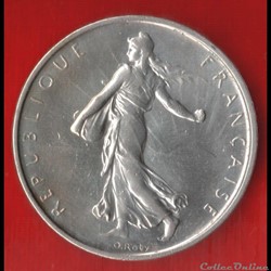 5 Francs - Semeuse - 1962