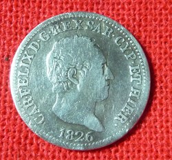 50 Centesimi de Sardaigne - 1826 L