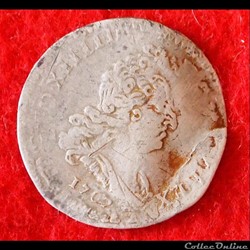5 sols aux insignes - 1702 - Paris