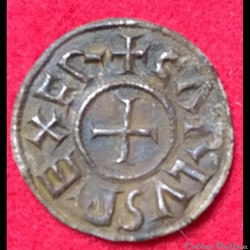 Denier de Charles II le Chauve - Melle