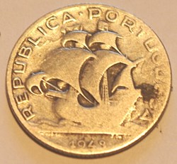 2 1/2 Escudos - 1943