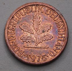 1 Pfennig - 1975 F