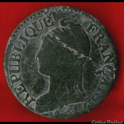 Consulat / Directoire - 5 centimes Dupré - AN 8 - Paris