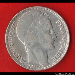 Turin - 10 Francs - 1933