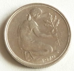 50 Pfennig - 1970 D