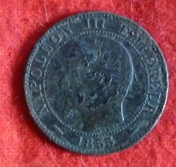 Napoléon III - 5 Centimes - 1855 - Lyon