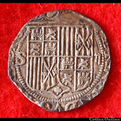 ESPAGNE - 2 Reales de ISABELLE et FERDINAND les rois catholiques
