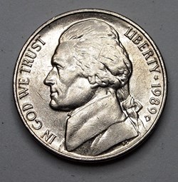 5 cents - 1989 D