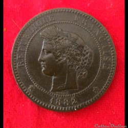 10 Centimes - Cérès - 1882 - Paris
