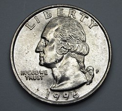 1/4 dollar ( 25 cents ) - 1996 P