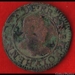 Double Tournois - 1585 - Paris