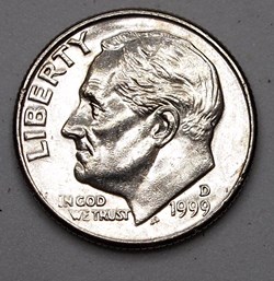 1 dime ( 10 cents ) - 1999 D