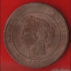 10 Centimes - Cérès - 1886 - Paris